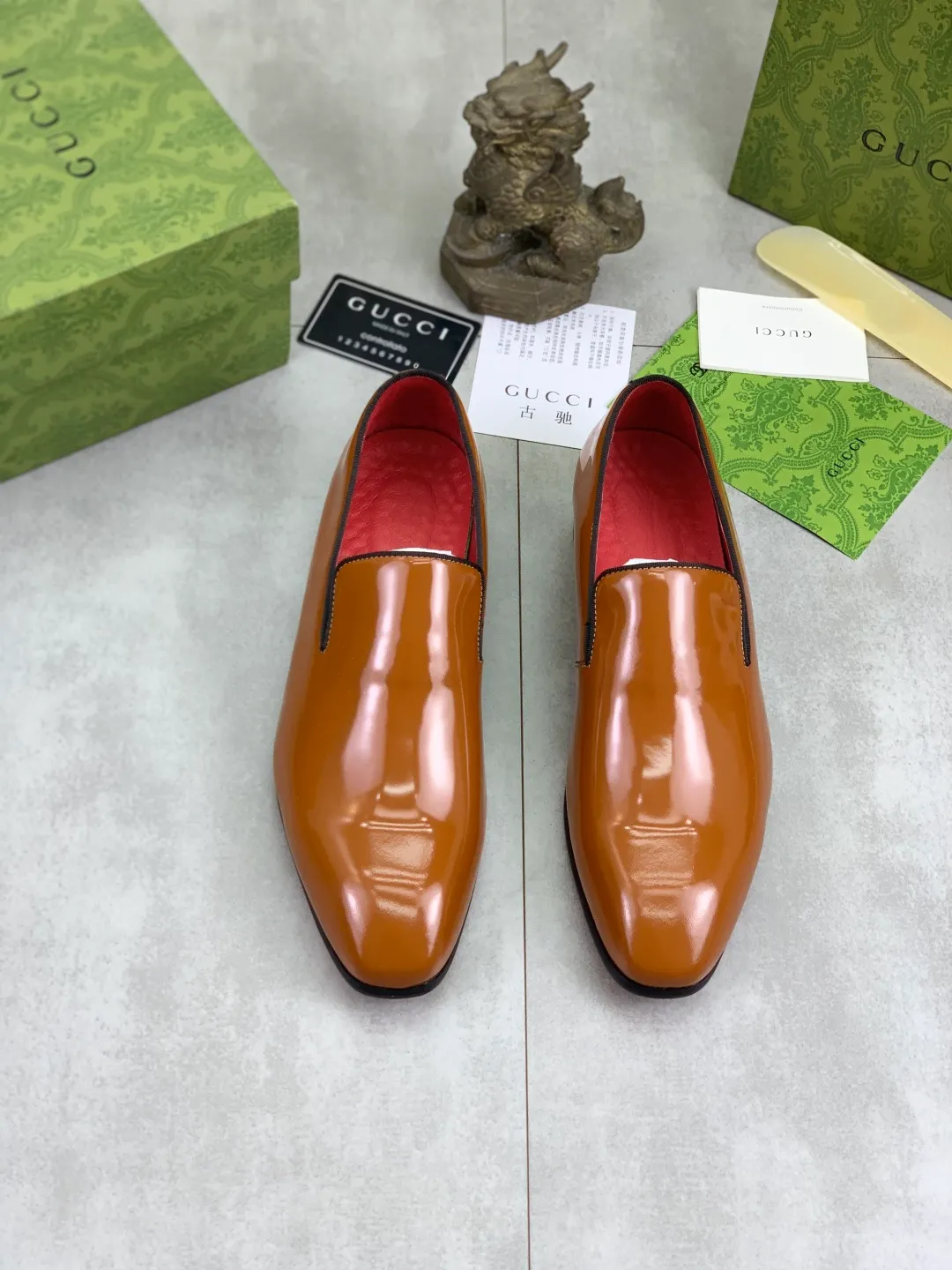 Men's Men's Shoes 💰P542 [New Style] 💰💎💎💎 [Gucci] GUCCI high-end men's formal business leather shoes, original order 1:1! Original imported high-end calfskin, original metal buckle, imported first-layer pigskin lining for feet, original high-end outsole, men's shoe size: 38-44